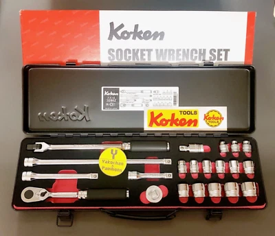 Juego de 21 llaves de vaso KOKEN 3286Z 3/8" (9,5 mm) Z-EAL con caja metálica - Imagen 1 de 4