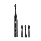 Electric Toothbrush - Black & White Classic Design, 5-Gear Modes, Usb Charging