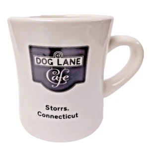 Dog Lane Cafe Storrs, Connecticut CT Coffee Mug “Come. Sit. Stay.” Westford 10oz - Picture 1 of 4