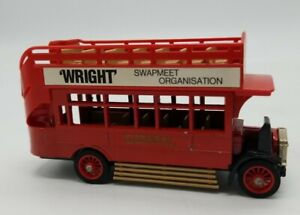 Matchbox 1922 AEC S Typ Bus WRIGHT SWAPMEET Promo 037 Y-23 Modelle von gestern