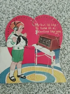 Depression Era Valentine Double Entendre Girl & Boy, Radio - Bild 1 von 6