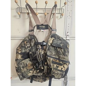 RARE Vintage Tarantulas Turkey Hunting Vest Camo W/ Ground Seat! Nice! XXLarge🔥 - Picture 1 of 9