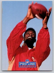 Jerry Rice - 1991 Pro Line Portraits #NNO - San Francisco 49ers - Picture 1 of 2