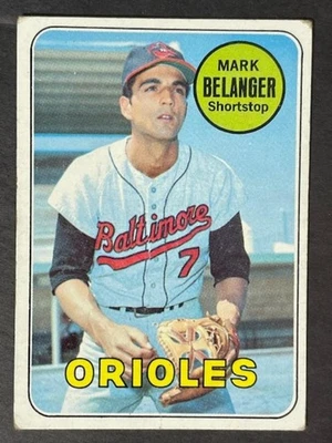 VINTAGE 1969 Topps MARK BELANGER # 299 - EX - Image 1 of 2