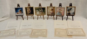 Donald Zolan Miniature Art On Easels Complete Set Of 6 Limited Editions Boxed - Picture 1 of 14