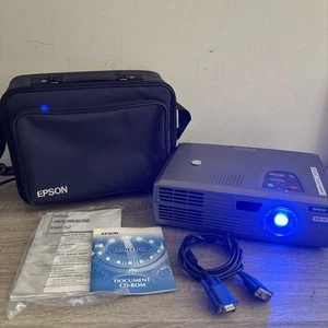 Epson Portable Projector EMP-52 - 3LCD - 2200 Lumens - With Carry Case & Manuals - Picture 1 of 24