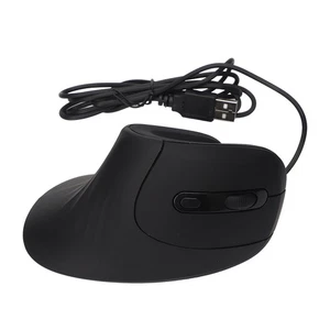 Wired Vertical Mouse 6 Buttons 800‑1200‑2000‑3200 DPI USB Wired Vertical Erg NEW - Picture 1 of 12