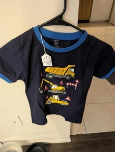 Child 7T Construction Vehicles T-Shirt Boys Shirt Clothing - Picture 1 of 1