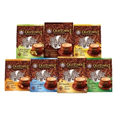(Paquete de 6) Café blanco premezclado instantáneo Oldtown Foto 1 de 4
