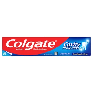 Pasta de dientes Colgate Cavity Protection sabor regular, 8,0 oz (226 g) (paquete de 6) - Imagen 1 de 6