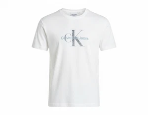 Calvin Klein Jeans T-Shirt Mens Size XL White Faded Logo Short Sleeve Tee NWT - Picture 1 of 8