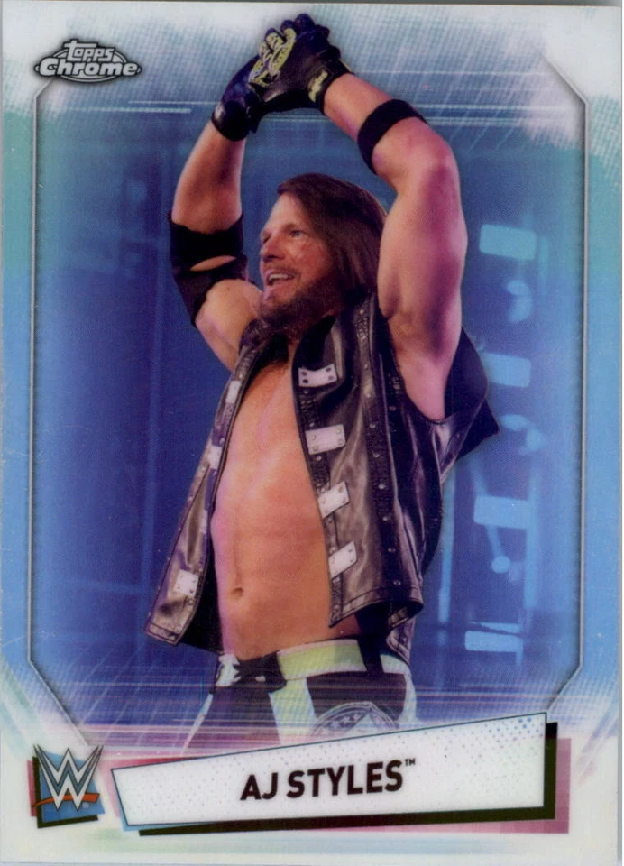 2021 Topps Chrome WWE Refractors Wrestling Card Pick - Image 1 of 1