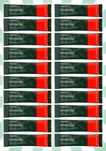 20 Starbucks Sriracha Hot Chili Sauce Single Packets 0.39 OZ EXP 12/25+ - Picture 1 of 2