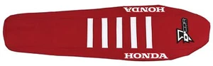 D'Cor Visuals Red/White Ribbed Seat Cover (30-10-501) - Picture 1 of 1