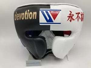 Winning Head gear FG-2900 Crazy pattern L Custom Order Face Guard Type NEW Japan - Picture 1 of 14