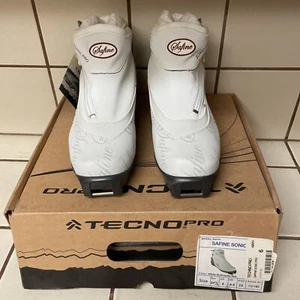 Ski Boots TECNOPRO Safine Sonic Pro PROLINK White Gray Red Size US 6 NEW - Picture 1 of 8