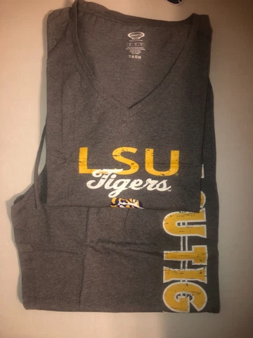Concept Sports NCAA Football LSU Tigers Shirt/Pants Combo 1XL gray Cover