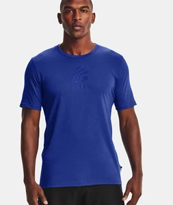 NUOVA T-shirt maglietta manica corta Under Armour uomo marca Curry logo 1357001 X-LARGE - Foto 1 di 3