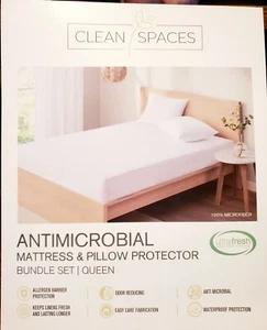 Clean Spaces Marken Matratzen- & Kissenschoner-Set ~ Allergenbarriere ~ QUEEN - Bild 1 von 12