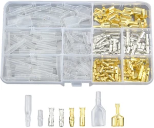 60 Kits 4mm Male and Female Bullet Terminals Wire Connectors for Car Motorcycle - Picture 1 of 6