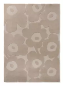 Maija Isola für Marimekko Unikko Wollteppich Hellbeige, 240x300 cm - Bild 1 von 7