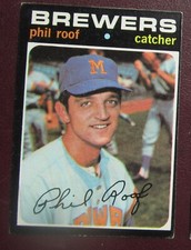 1971 Topps Phil Roof (Milwaukee Brewers) #22 VG/EX