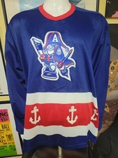 Vintage Milwaukee Admirals IHL AHL Hockey Bauer Sewn Jersey XL NICE