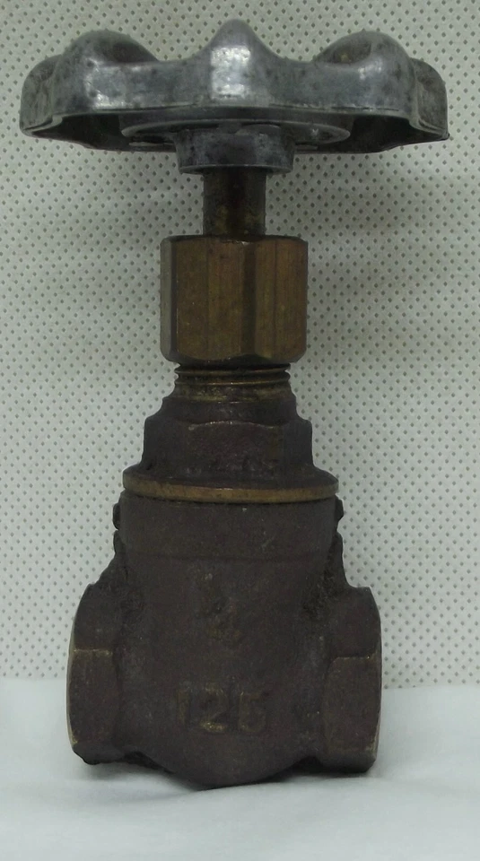 1/4" Gate Valve Brass Threaded 125 Female threaded - Image 1 of 4