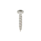 4MM x 20MM STAINLESS PAN HEAD WOOD SCREWS POZI ROUND HEAD SS