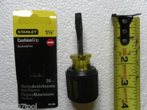 Cushion Grip Slotted Screwdriver, 3-7/16", Stanley, 66-088 - Picture 1 of 1
