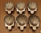 6 coquilles en métal argenté art de la table coquille saint jaques