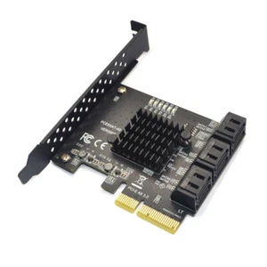 6 Ports SATA 3 PCI Express Expansion Card SATA3 6Gbps ASM1166 Chip for HDD SSD - Bild 1 von 9
