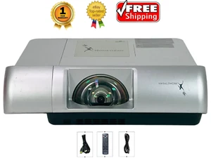 Promethean PRM-30 3LCD Projector Color Short-Throw Home Theater HDMI w/Bundle - Picture 1 of 10