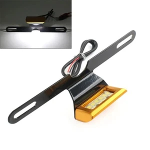 Luz trasera con soporte de matrícula LED de aluminio para Yamaha Victory Honda Kawasaki - Imagen 1 de 9