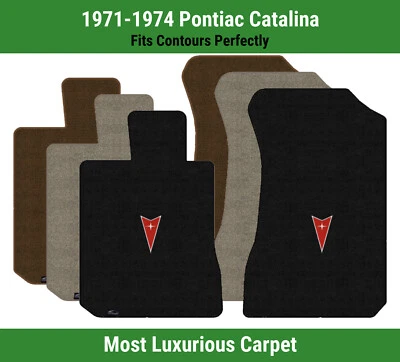 Alfombrillas delanteras Lloyd Luxe para Pontiac Catalina '71-74 con logotipo emblema Pontiac Foto 1 de 4
