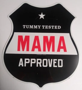 Authentic Jimmy Johns TUMMY TESTED MAMA APPROVED Tin Sign 13.5"h x 12"w 2004 - Picture 1 of 4