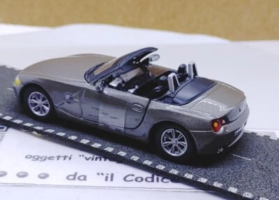 HONGWELL scala 1:43 BMW Z4 Roadster colore canna di fucile metal due aperture - Immagine 1 di 4
