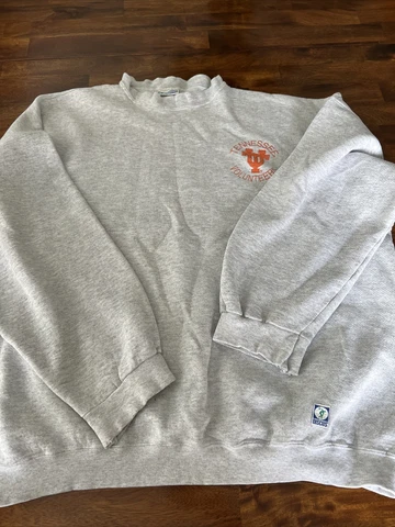 Vintage Tennessee Volunteers Embroidered Gray Sweatshirt-  4XL Maker Discus Cover