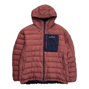 Montbell Mens Colorado Puffer Jacket Reversible Goose Down Hooded Medium M - Picture 1 of 7