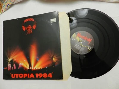 LP, Hawkwind - Utopia 1984, Mausoleum SKULL 8369, MADE BELGIUM, VG++ to NM - Image 1 of 2