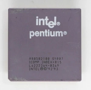 Socket 5 Processor CPU - Intel Pentium 100 - 100MHz - SY007 - TESTED - Picture 1 of 2