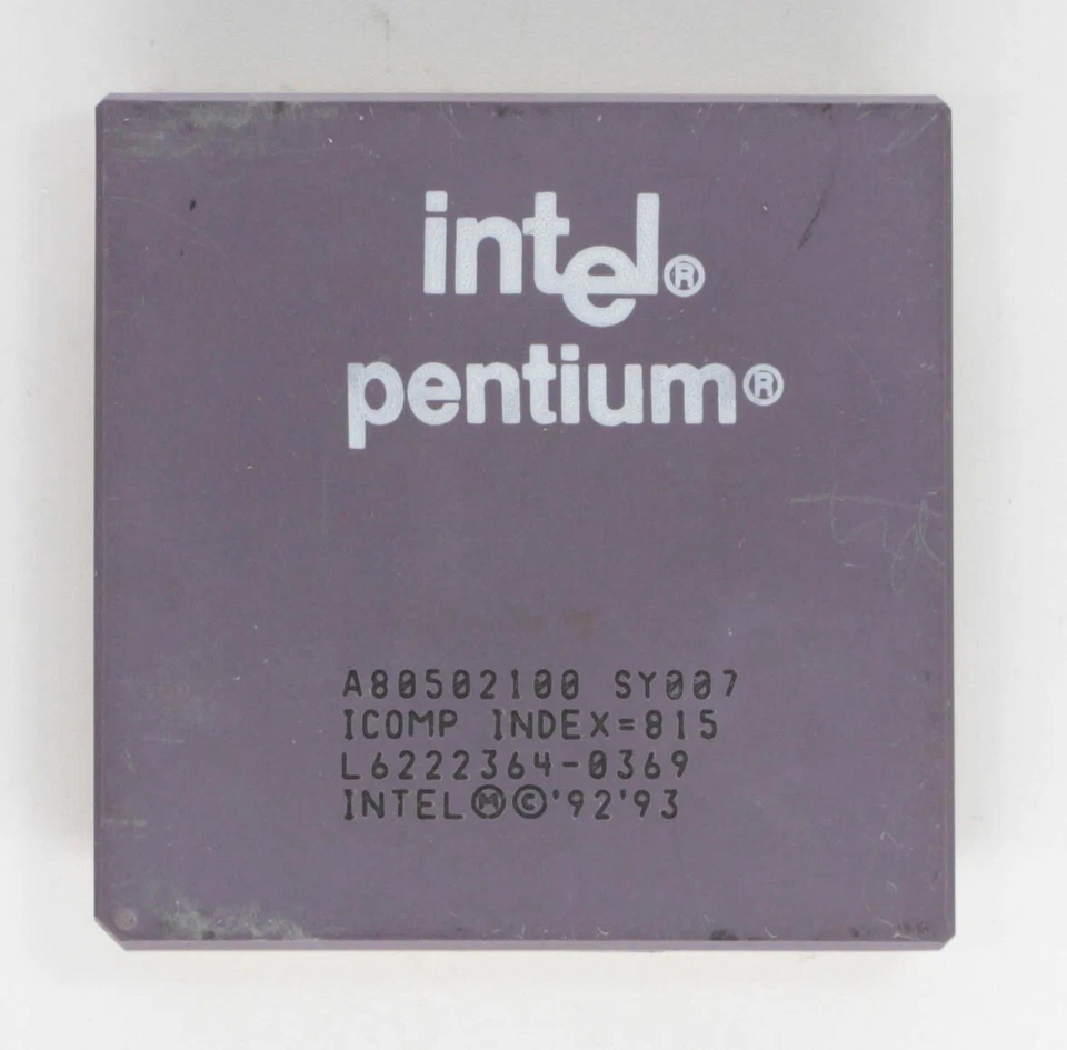 Socket 5 Processor CPU - Intel Pentium 100 - 100MHz - SY007 - TESTED - Image 1 of 2