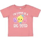 Inktastic Easter I'm Gonna Be A Big Sister With Purple And Pink Baby T-Shirt Egg