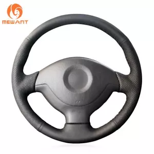 Hand Stitched Black PU Leather Steering Wheel Cover for Suzuki Jimny 2005-2014 - Picture 1 of 8
