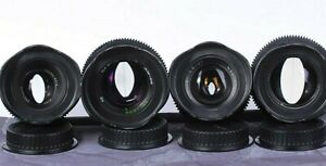 Lens Anamorphic 37 mm, 58mm, 85 mm, 135 mm MIr Jupiter Helios Cine mod Canon EF 
