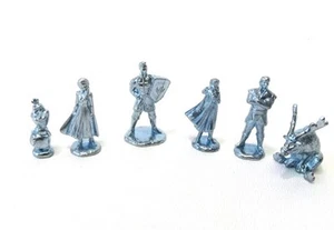 Disney Frozen 2 Monopoly Game Replacement Set of 6 Character Metal Tokens - Picture 1 of 1