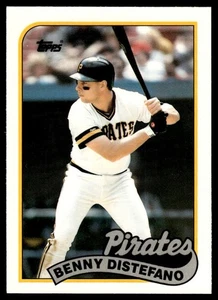 1989 Topps Traded Benny Distefano Pittsburgh Pirates #25T - Picture 1 of 2