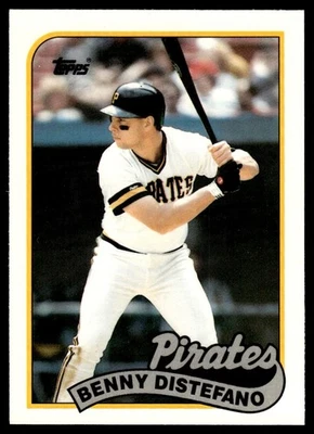 1989 Topps Traded Benny Distefano Pittsburgh Pirates #25T - Image 1 of 2