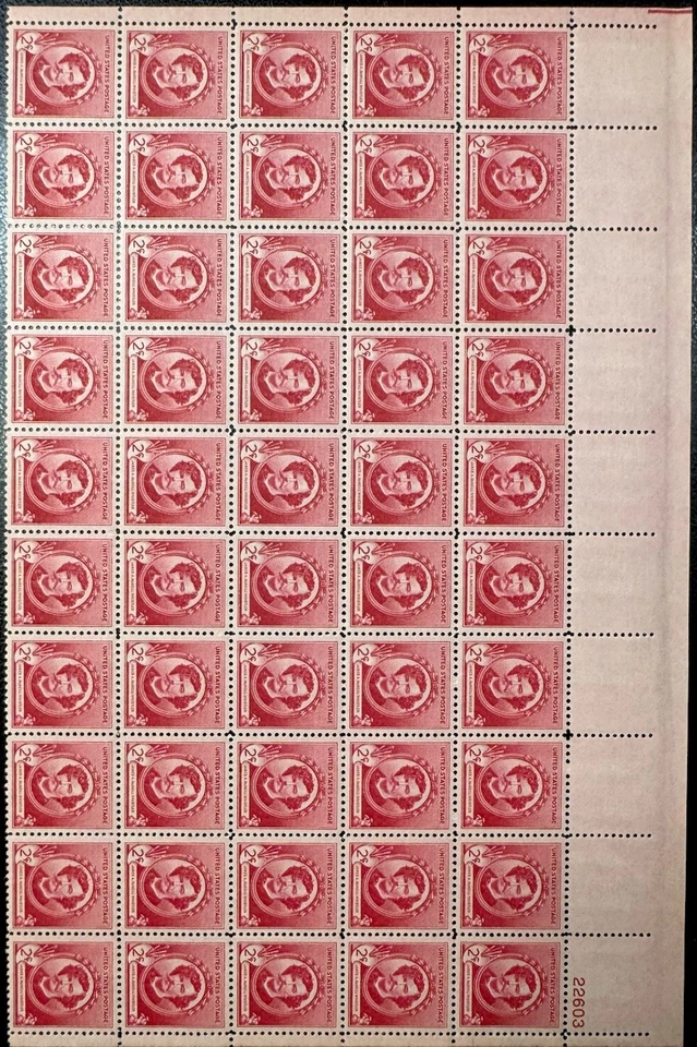 US Stamps Scott #885 Sheet of 50 MNH OG 2 Cents James A. M. Whistler - Image 1 of 1