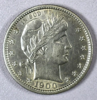 1900-S Barber Quarter UNC - Image 1 of 2